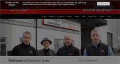 Desktop Screenshot of donegaltyres.com